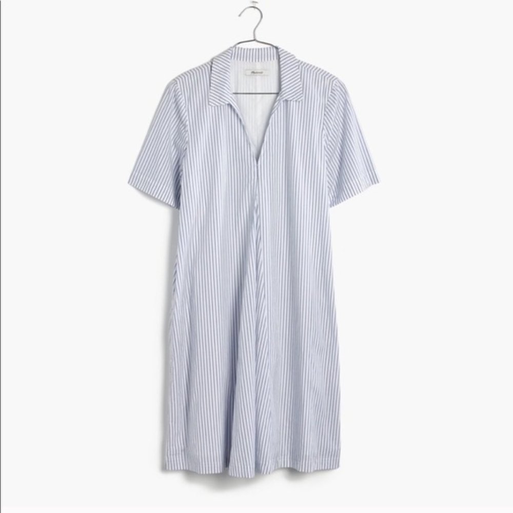 Madewell Striped Tunic Shirt Dress